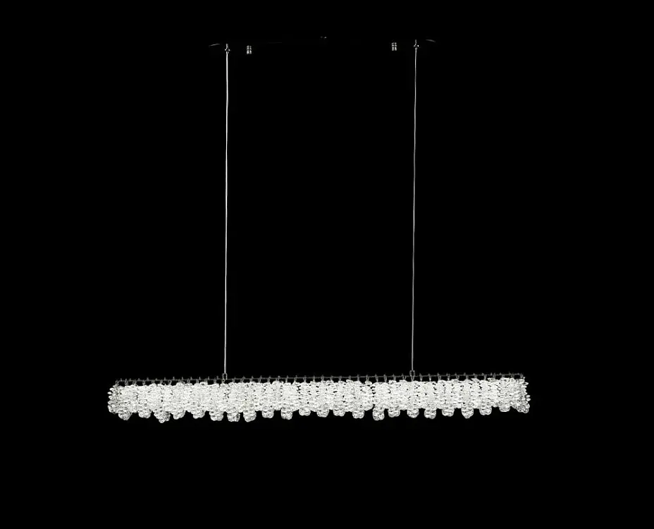 Люстра кришталева LED Splendid Ray L33038/850x50/1, 54W, хром/білий, сучасний стиль для дому - фото 2