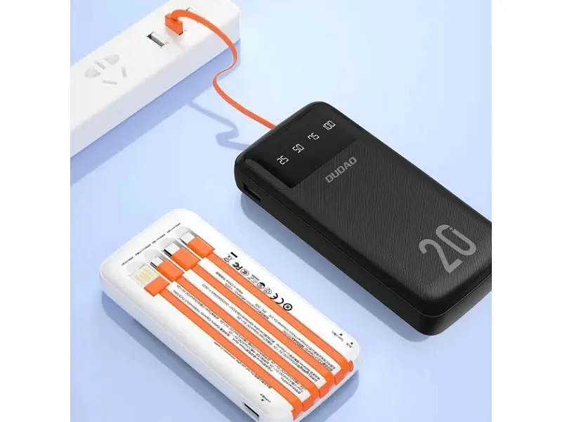 Зовнішній акумулятор (Power Bank) Dudao K6Pro+ 20000 mAh 10W Black (6977196682393) - фото 3