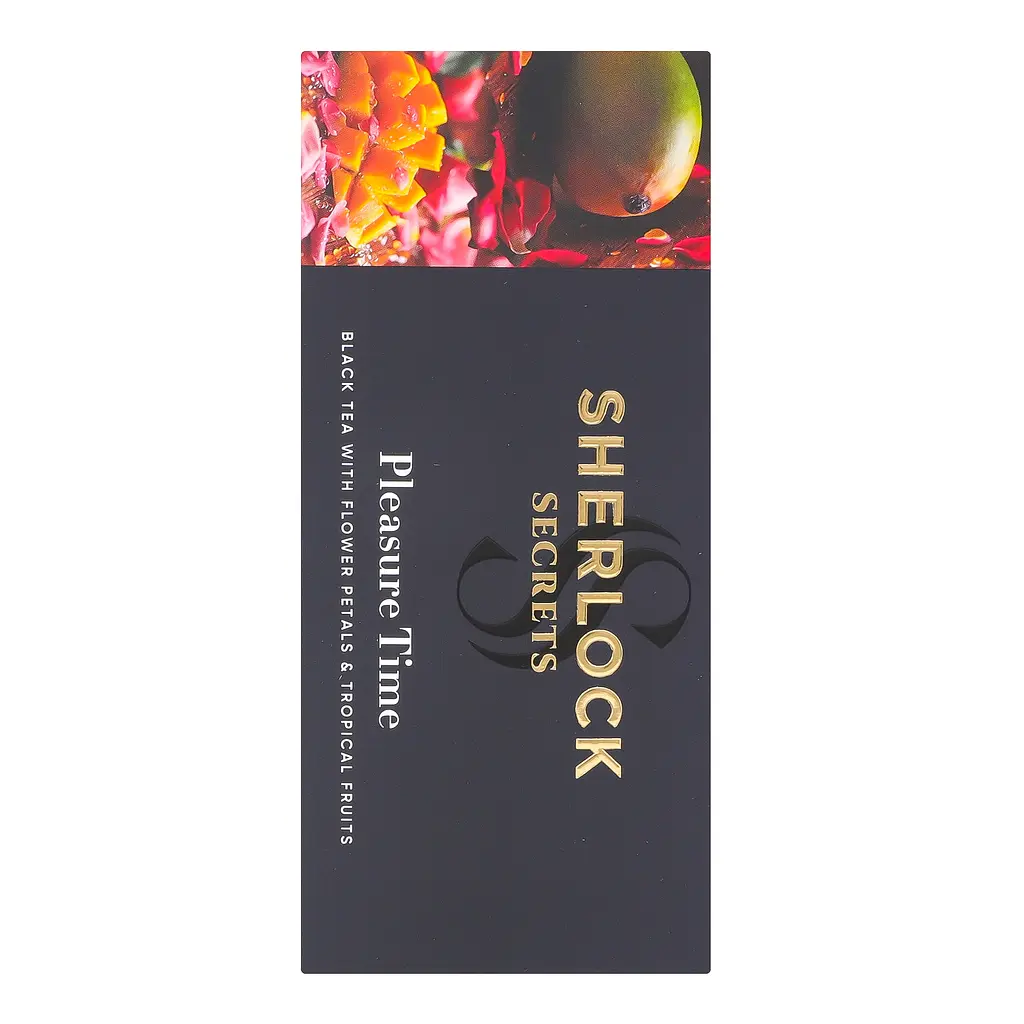 Чай черный Sherlock Secrets Pleasure Time 39.6 г (22 шт x 1.8 г) - фото 4