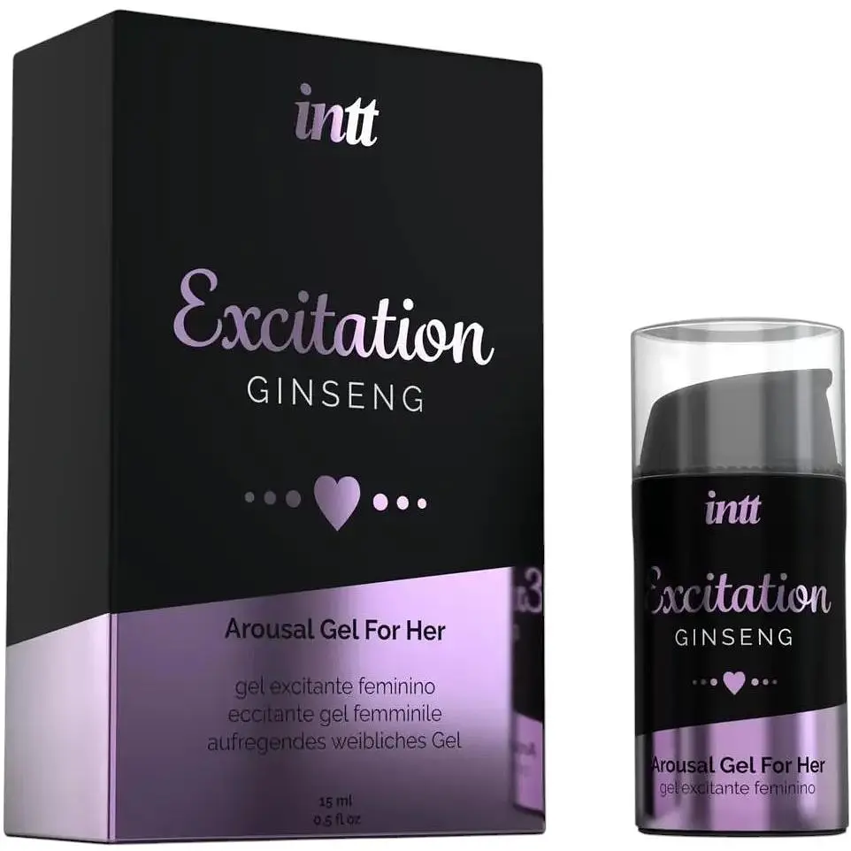 Збуджуючий гель Intt Excitation 15 мл з екстрактом женьшеню, з ефектом вібрації - фото 2