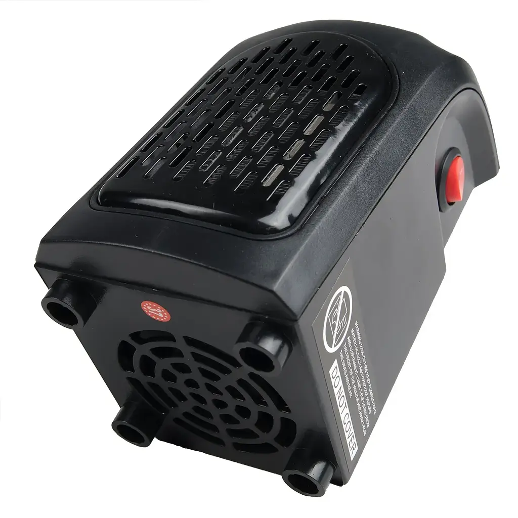Тепловентилятор Supretto Handy Heater портативний чорний (4883) - фото 4