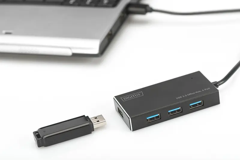 Розгалужувач-хаб USB 3.0 Digitus DA-70240-1 Hub, 4-port - фото 2