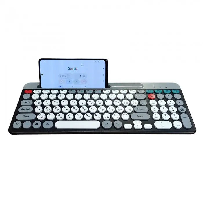 Ультратонка клавіатура з мишкою BT ZYG-806 бездротова Bluetooth - фото 3