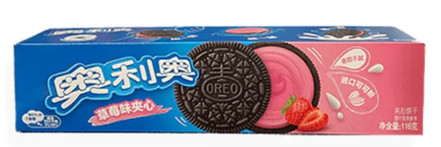 Печиво Oreo Sandwich Strawberry 97 г