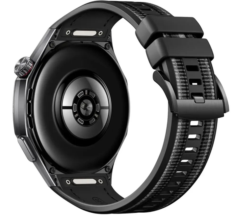 Силіконовий ремінець Primolux Nylon Silicone для смарт-годинника Huawei Watch GT 6 Pro 46mm - Black Silver - фото 2