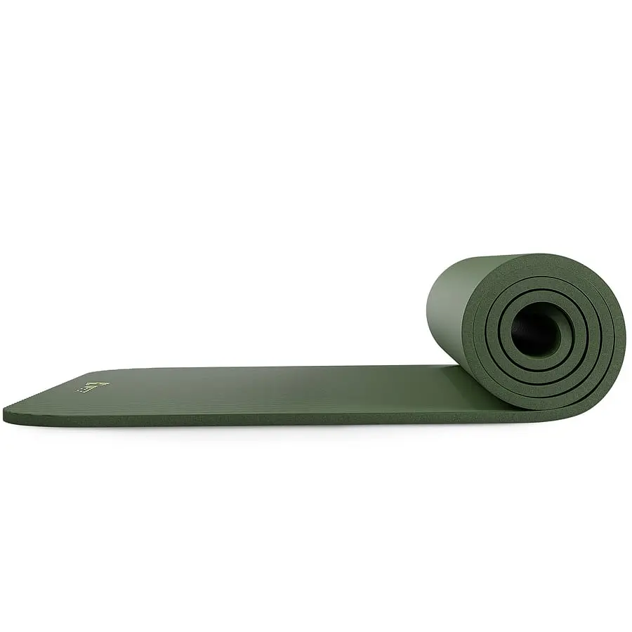 Коврик для йоги Hop-Sport HS-NB010GM NBR 1см темний хакі - фото 7