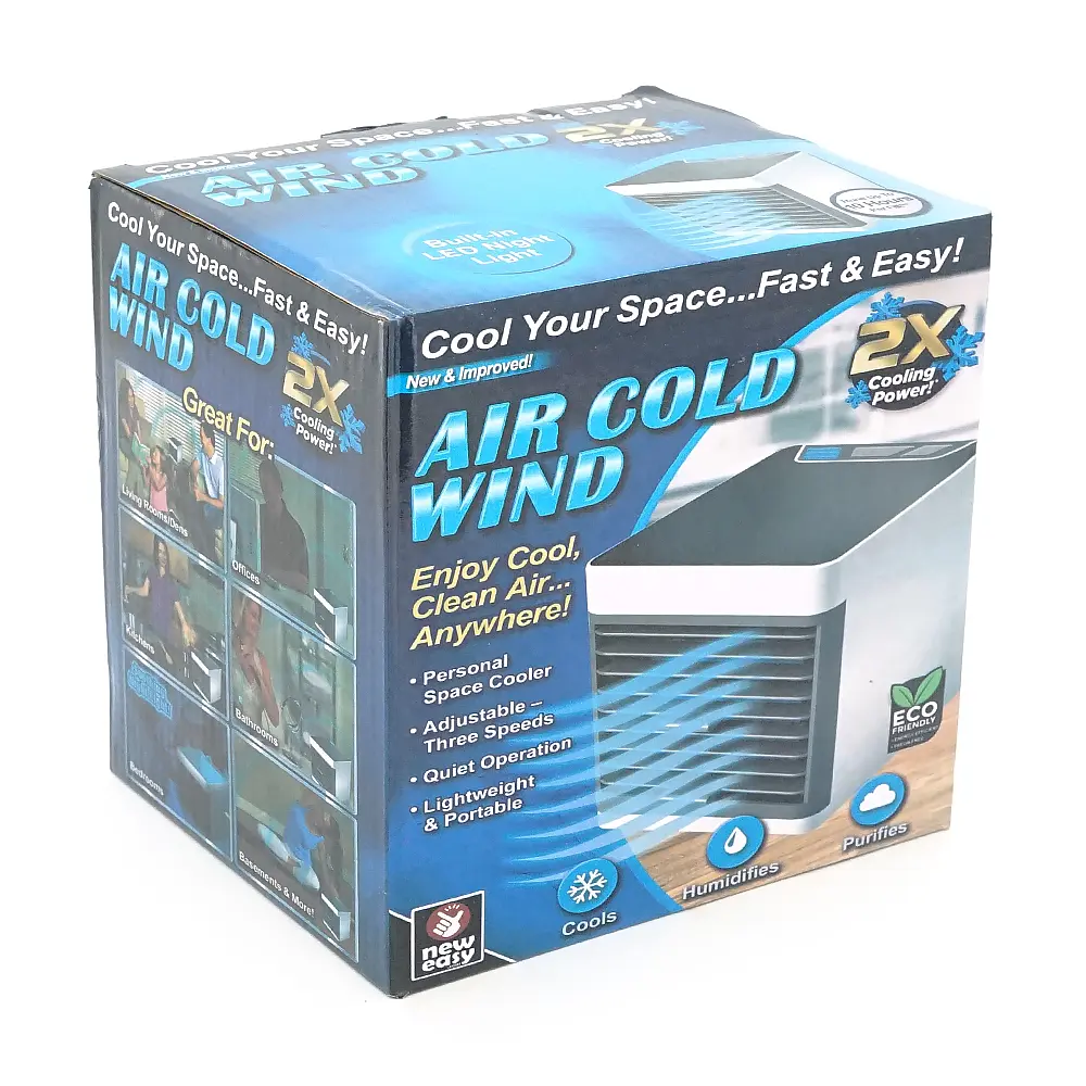 Портативний міні-кондиціонер AIR COLD WIND, Box - фото 2
