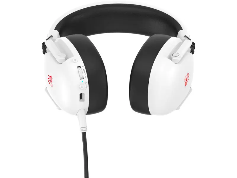 Навушники з мікрофоном A4Tech Bloody GR585 White - фото 2