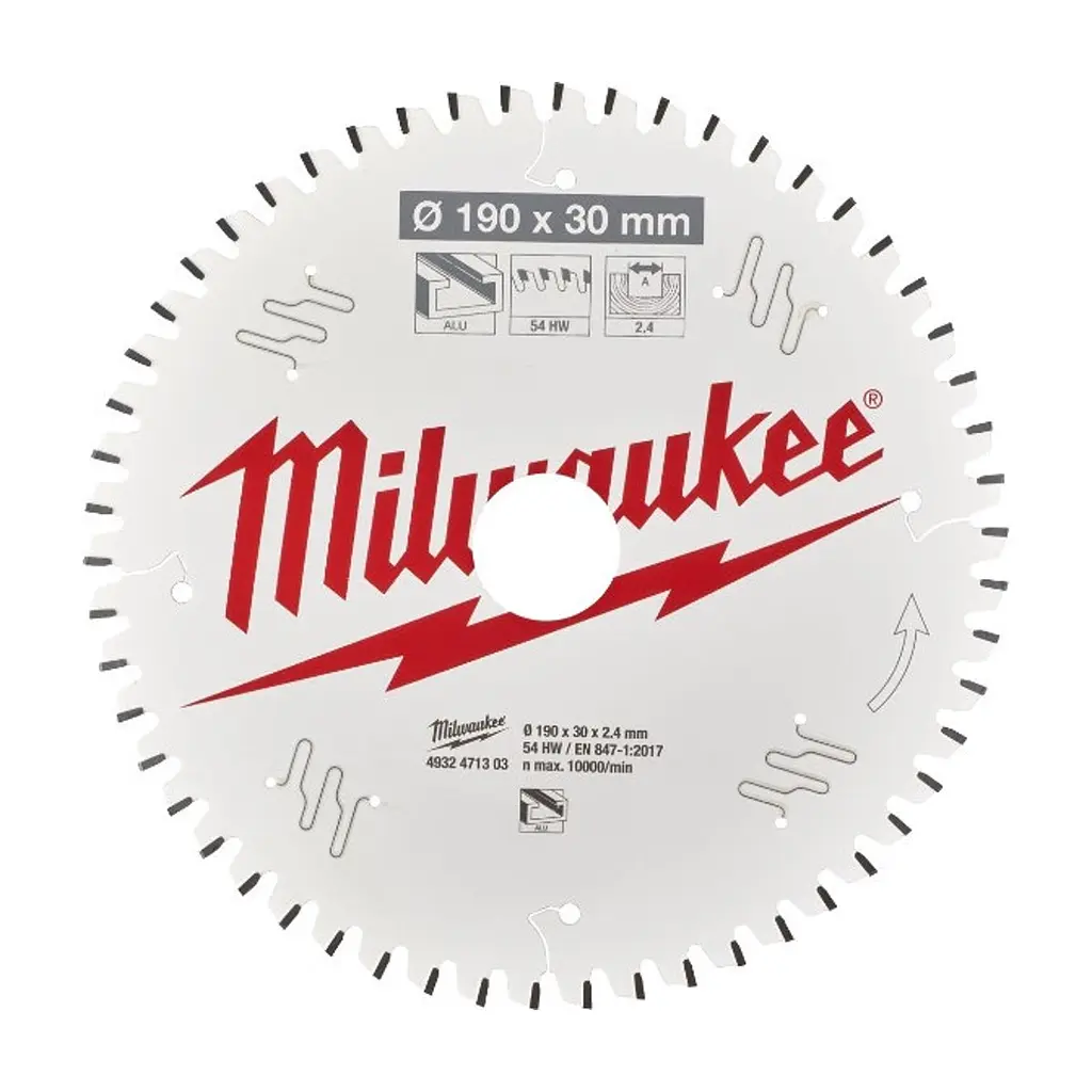 Диск пиляльний Milwaukee пиляльний PFTE 190х30х2,4мм, 54 зуб. (4932471303) - фото 2