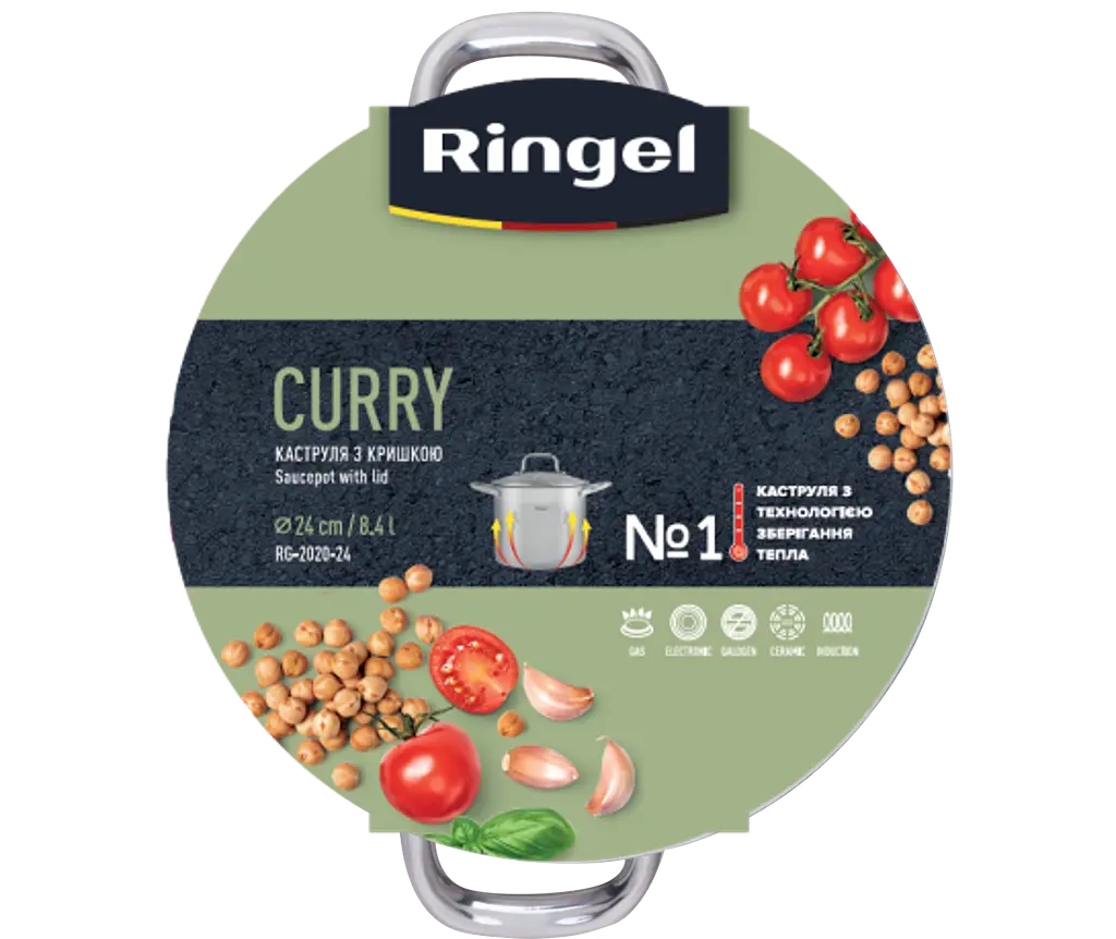 Каструля Ringel Curry 8.4 л 24 см kuh0016328 - фото 2