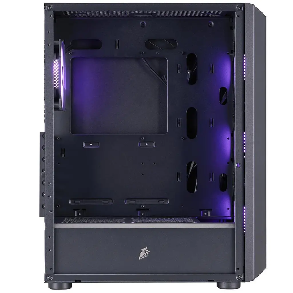 Корпус 1stPlayer H6-BK-4F7 Black без БЖ (H6-BK-4F7) - фото 7