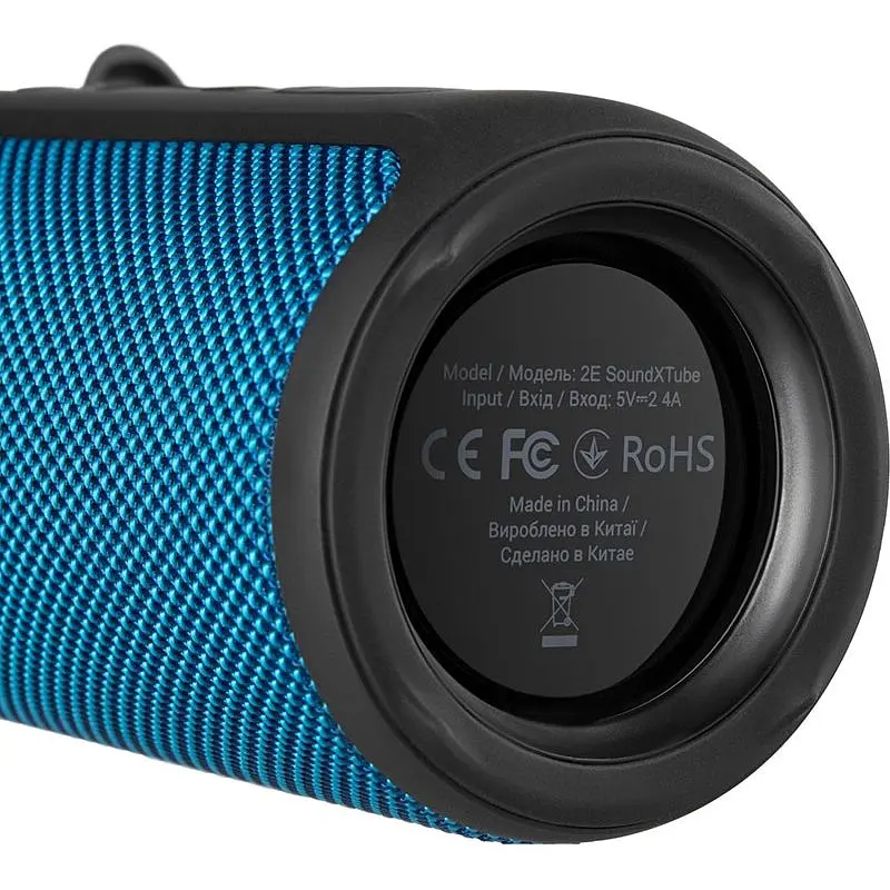 Портативна акустика 2E SoundXTube TWS Blue (2E-BSSXTWBL) - фото 4