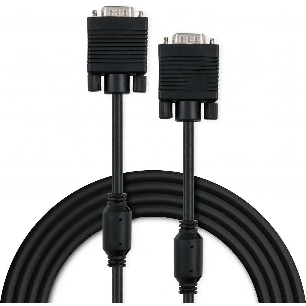 Кабель мультимедійний VGA M to VGA M 10.0m Vinga (VCPVGAF10BK) - фото 2