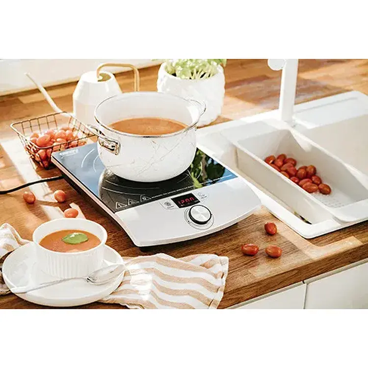 Плита индукционная Camry CR 6515 одноконфорочная с регулировкой температуры мощности и таймером сна - фото 6