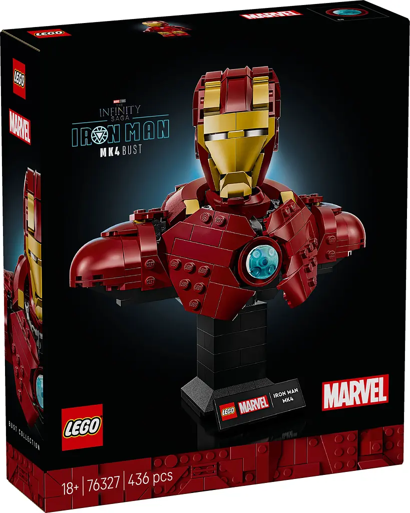 Конструктор LEGO Super Heroes Marvel Бюст Железного Человека MK4, 436 деталей (76327) - фото 2