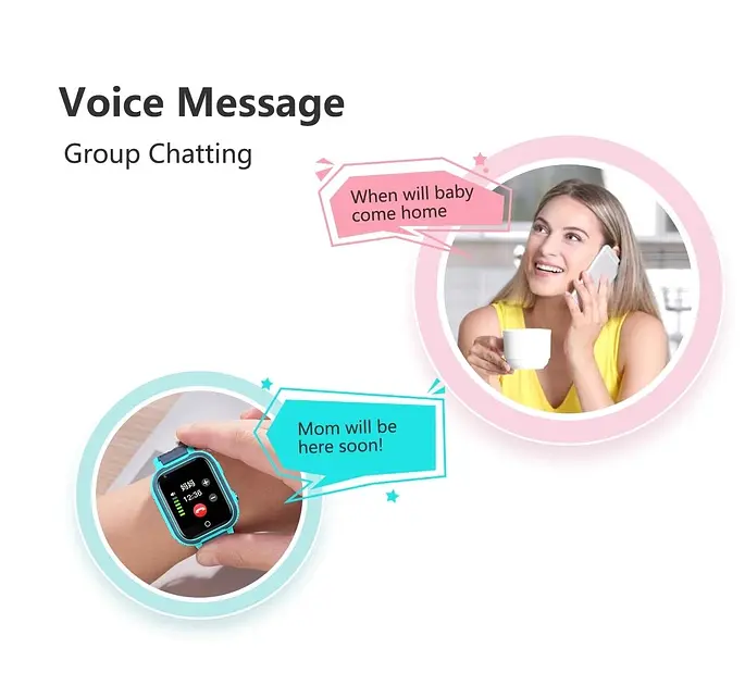 Дитячий наручний розумний годинник Smart Baby Watch LT21 з GPS Синій - фото 6