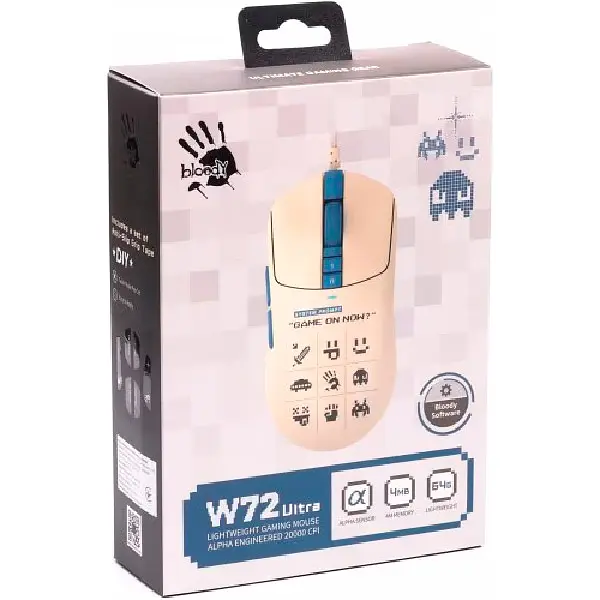 Миша Bloody W72 Ultra Pixels Blue [122469] - фото 15