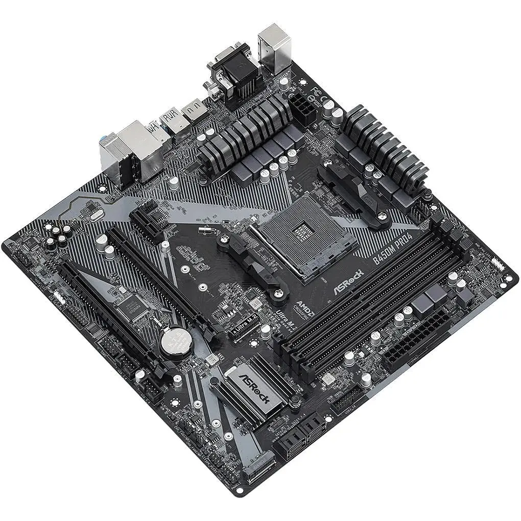 Материнська плата ASRock B450M Pro4 R2.0 [140008] - фото 3