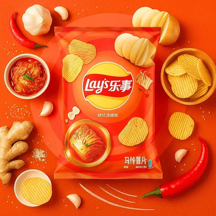 Чіпси Lay’s Kimchi зі смаком кімчі 70 г - фото 2