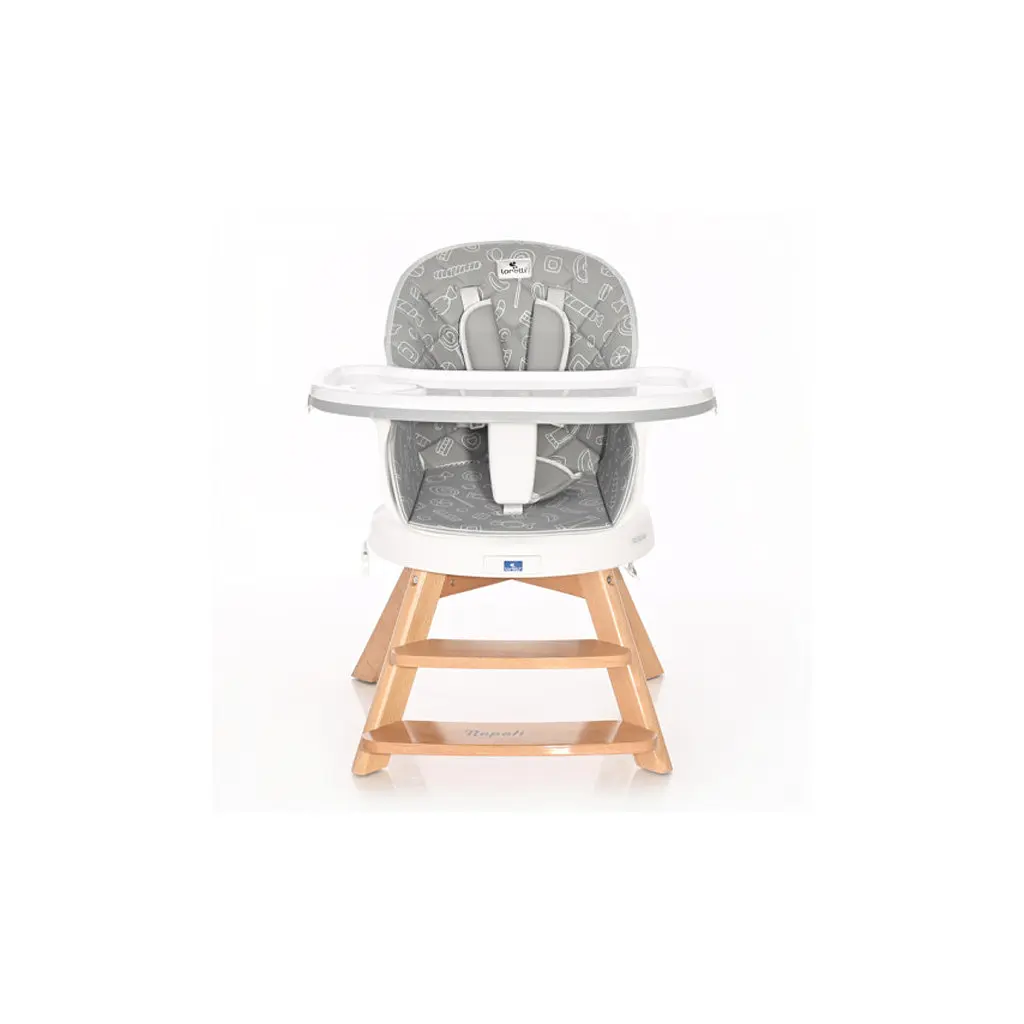 Стілець для годування Bertoni/Lorelli NAPOLI grey candy (23730) - фото 3