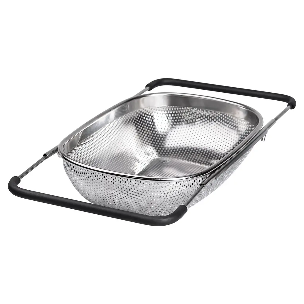 Друшляк-сито на раковину для миття продуктів 34*23,5*9 см Zhongjing HP-19-17 - фото 14