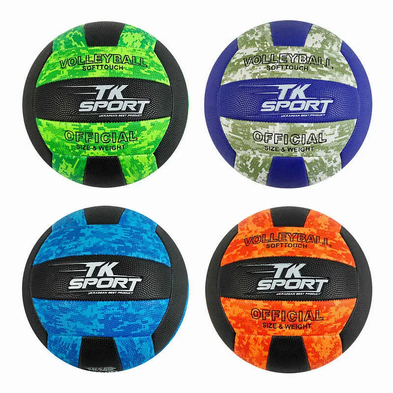Мяч волейбольный TK Sport, 280-300 г, материал мягкий PVC, размер №5 (В ассортименте) M48554 - фото 2