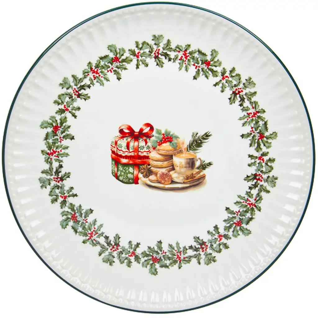 Набір тарілок Lefard Santa's Gift 21 см 2 шт. (989-001) - фото 2