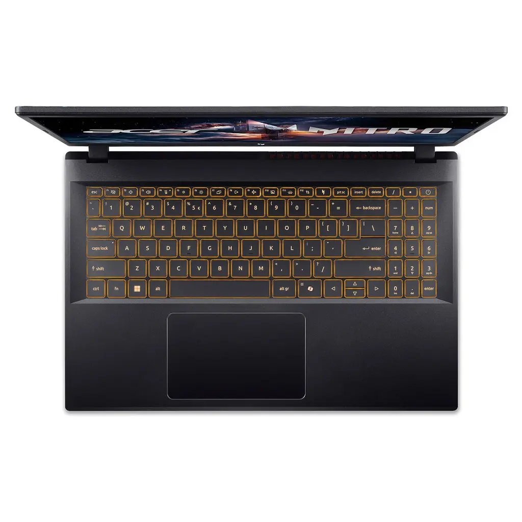 Ноутбук Acer Nitro V15 ANV15- 52- 76RD, NH. QZ8EX. 004, 15. 6, Intel Core i7- 13620H (10 ядер), NVIDIA GeForce RTX 5060 (8GB GDDR7), 16GB 3200MHz (1x16GB) DDR4, чорний - фото 4