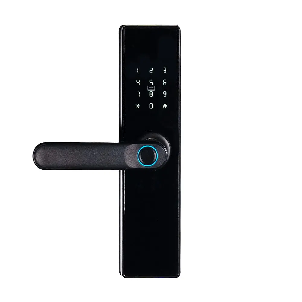 Замок біометричний автономний Trinix TRL-5402BTF Black з Bluetooth, зчитувачем відбитків пальців і карт Mifare (65-00071) - фото 8