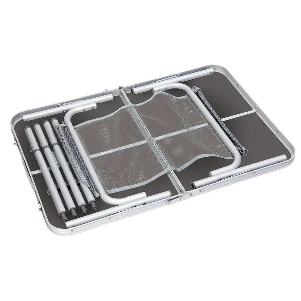 Стіл Bo-Camp Case Model 90x60 cm Grey (1404393) - фото 3