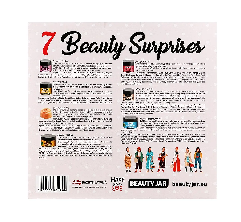 Набір косметичний 7 Beauty Surprises Beauty Jar 210 мл - фото 2