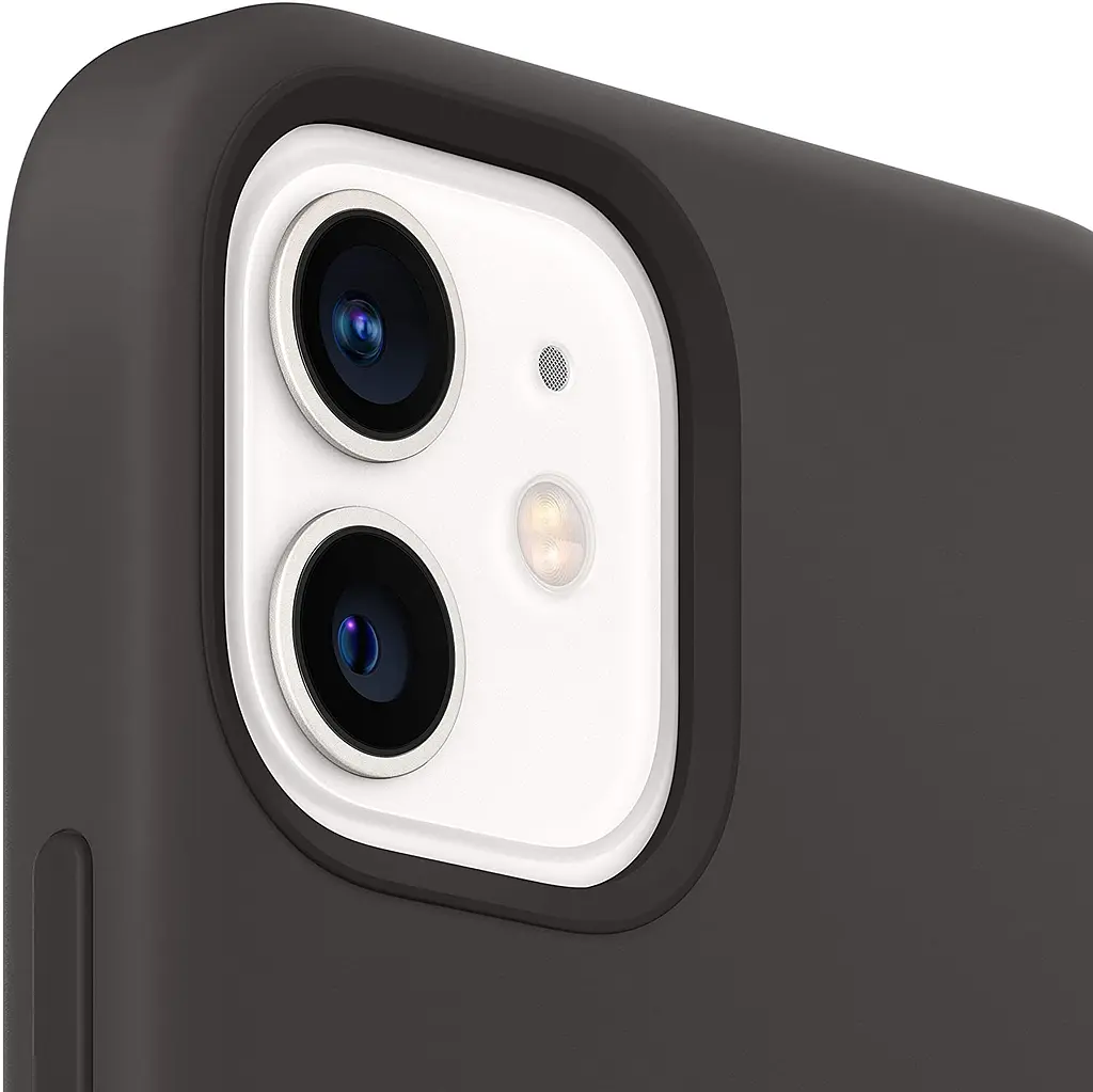 Чохол Silicone Case з MagSafe для Apple iPhone 12/12 Pro (Black) ААА [53707] - фото 4