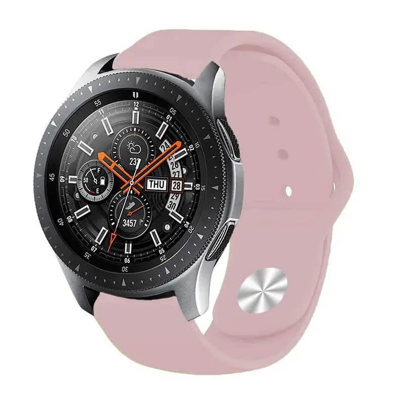 Силіконовий ремінець BeCover для Amazfit Stratos 1/2/2S/3/GTR 2/GTR 47mm/GTR Lite 47mm/Nexo/Pace Pink (706370) - фото 4