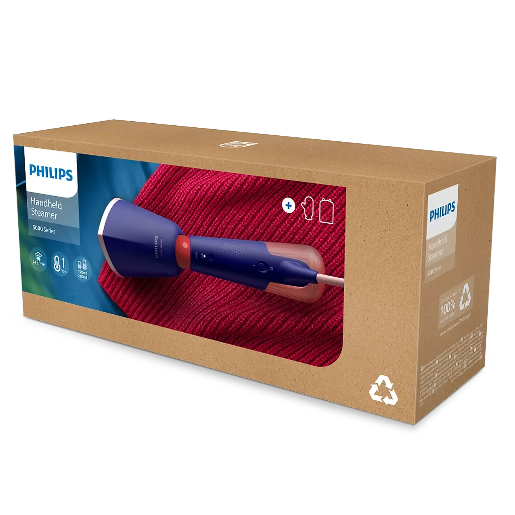 Ручной отпариватель Philips 5000 синий (STH5030/20) - фото 7