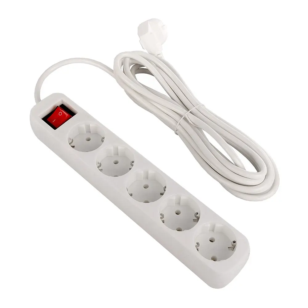 Мережевий фільтр ColorWay 5 розеток 5 м White (CW-PSEA55W) - фото 4