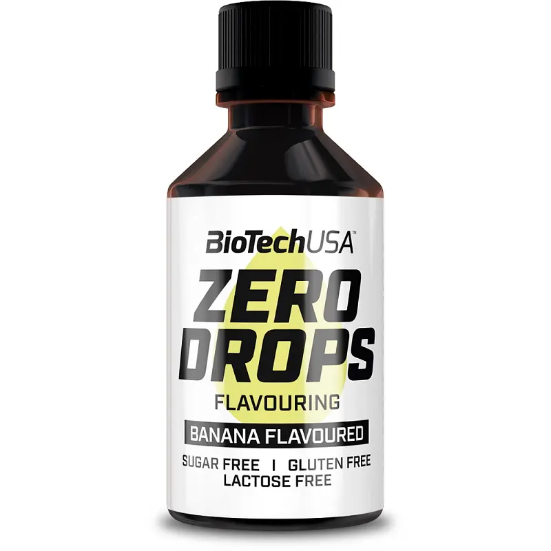 Замінник харчування BioTech Zero Drops, 50 мл - Банан