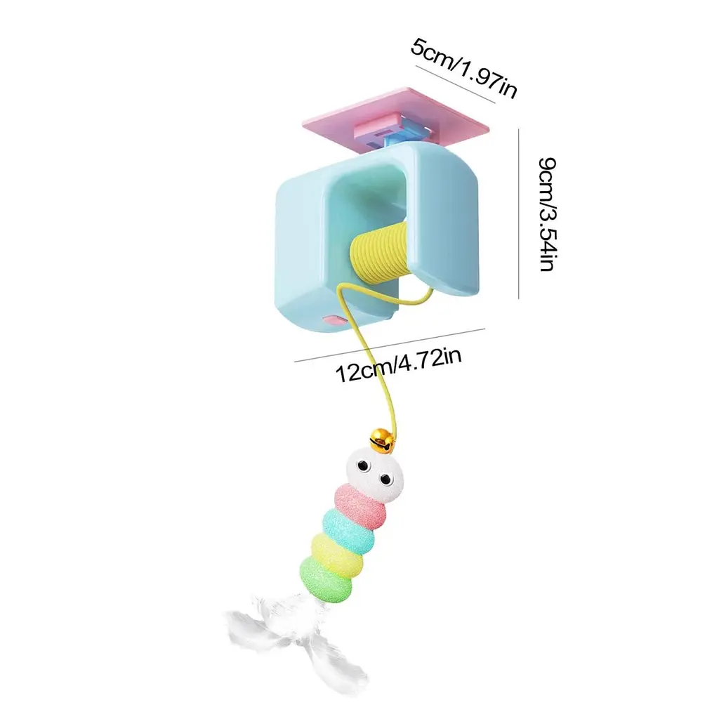 Іграшка для котів на присосці Pet Toy Ball 1490 - інтерактивна іграшка Pet Toy Ball 1490 для котів з автоматичним рухом в асортименті - фото 5