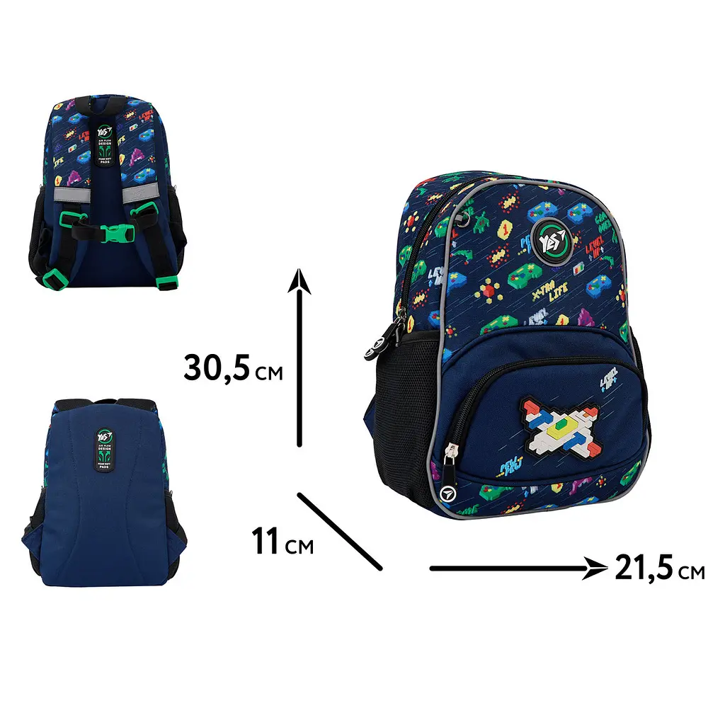 Рюкзак шкільний ортопедичний дитячий YES Gamer K-34 - фото 2