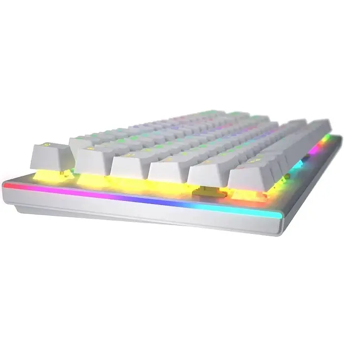 Клавіатура Hator Gravity X TKL, White, USB, механічна (перемикачі Aurum Orange Linear rev.2.0), RGB підсвічування з індивідуальним налаштуванням кожної кнопки (HTK551UA) - фото 5