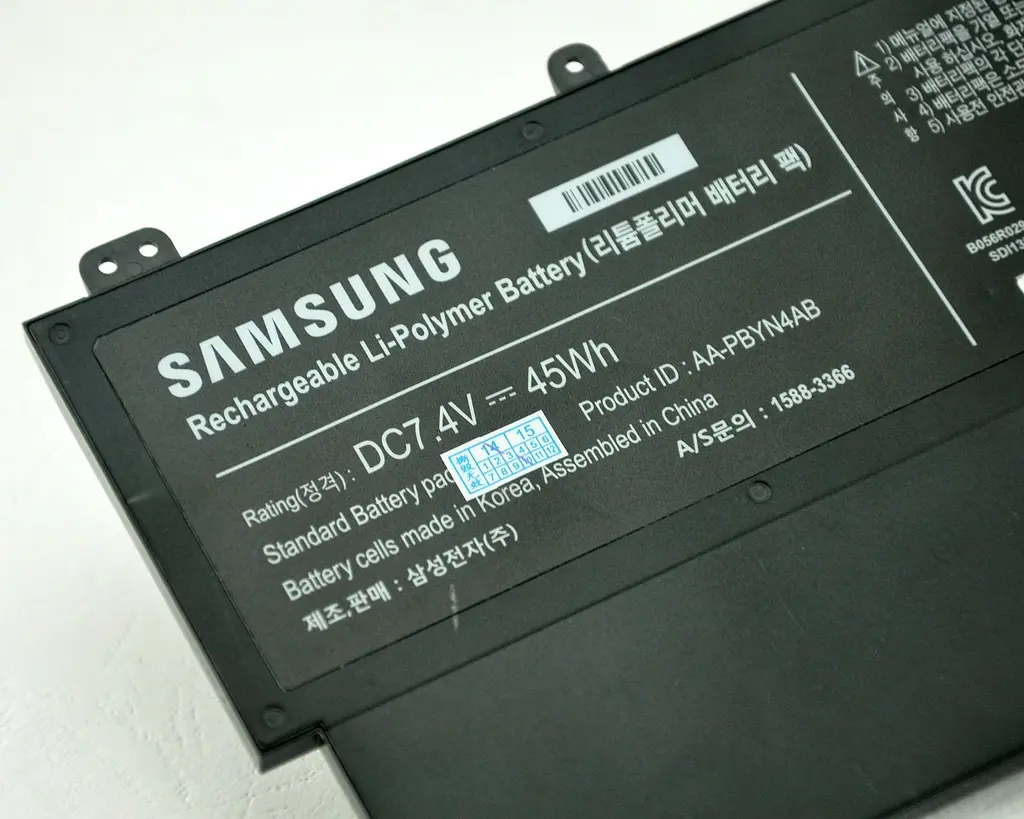 Акумулятор для ноутбука Samsung 530U3 AA-PBYN4AB, 45Wh (6100 mAh), 4cell, 7.4V, Li-Pol, чорний - фото 4