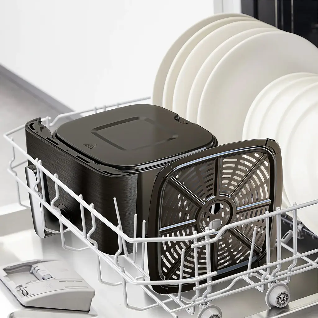 Аэрогриль Tefal Easy Fry Mega Compact черный 1700 Вт (EY8618E0) - фото 3