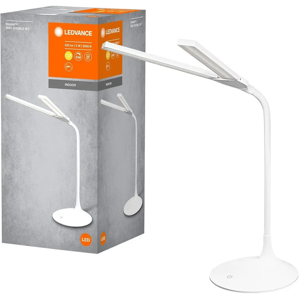 Настільна лампа Ledvance Panan Disc Double White (4058075301733) [152278] - фото 5