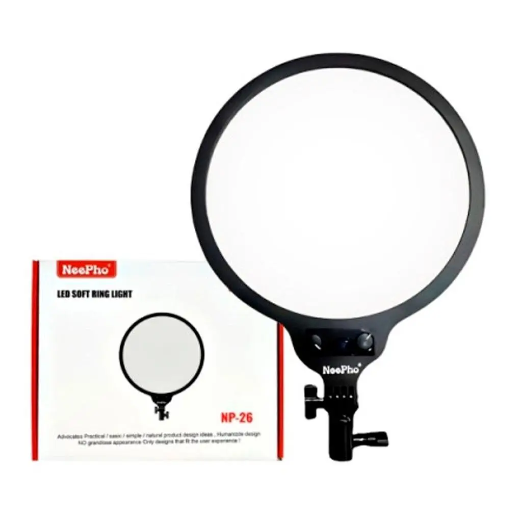 Кільцева лампа суцільний круг Neepho NP-36 Led Soft Ring Light 360 градусів 3 режими - фото 2