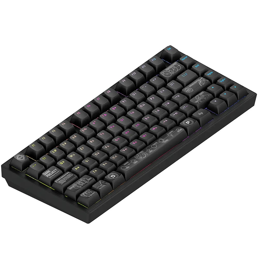 Ігрова бездротова клавиатура Dark Project ALU81 Terra Nova ENG/UA (DPKB_NOVA_81_ANSI_BLACK_UA) - фото 4
