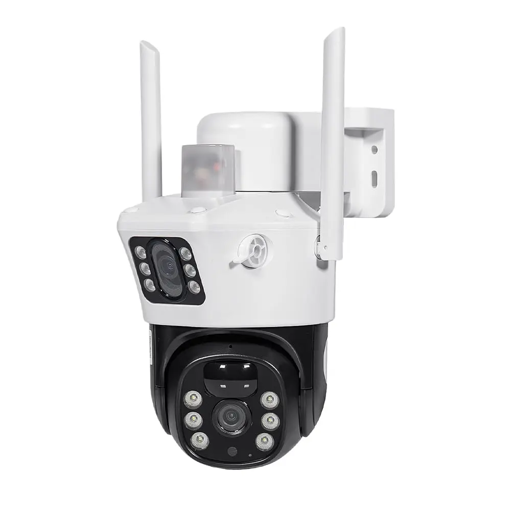 IP PTZ-відеокамера автономна з 4G та сонячною панеллю 2Mp+2Mp Light Vision VLC-9192IG/2C (Solar) White f=4mm, на акумуляторних батареях (75-00246) - фото 2
