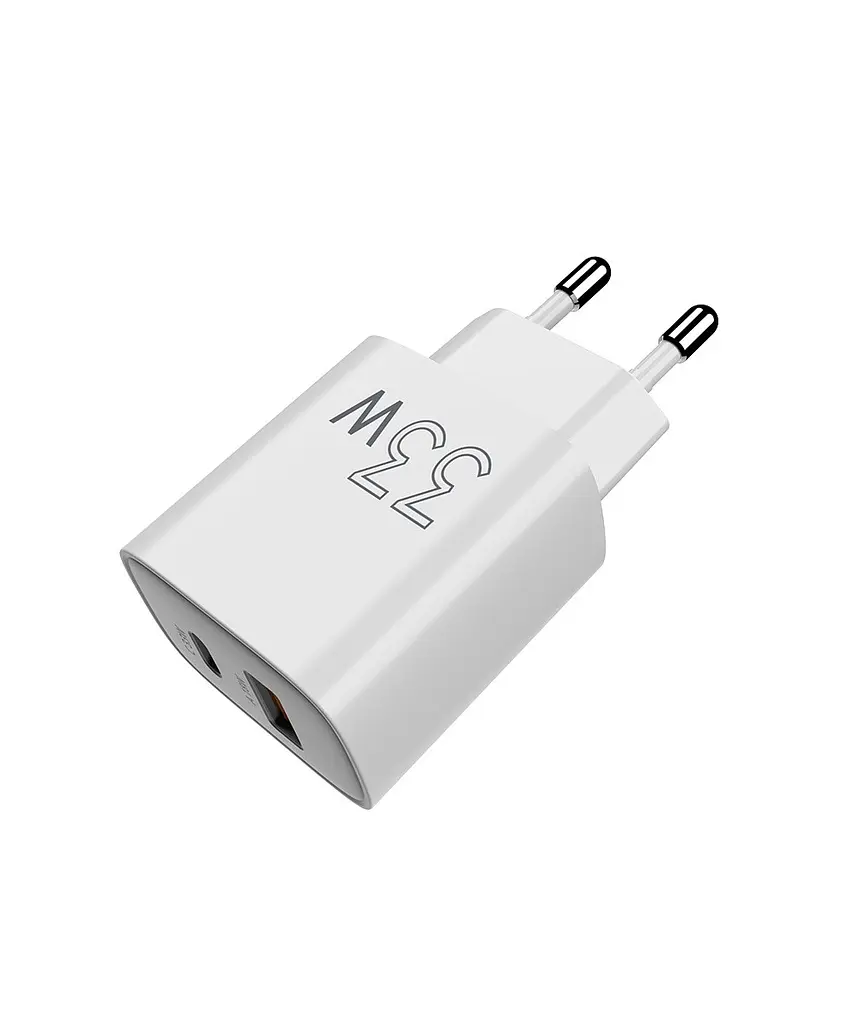 Мережевий зарядний пристрій Sigma mobile X-power 33W GaN, PD, QC (1xUSB-C + 1xUSB-A) Білий (PS33-01) - фото 7