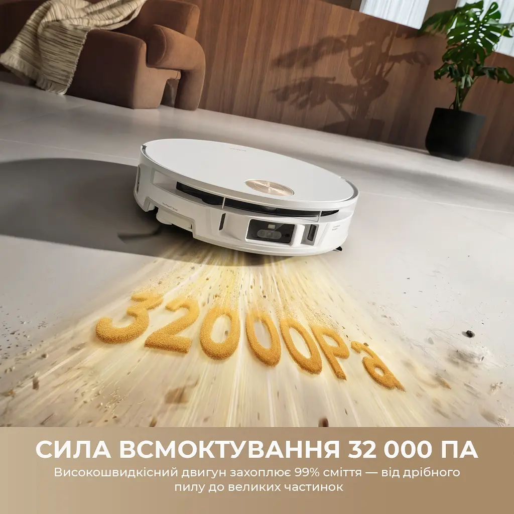 Робот пилосос миючий MOVA S70 Ultra Roller White - фото 9