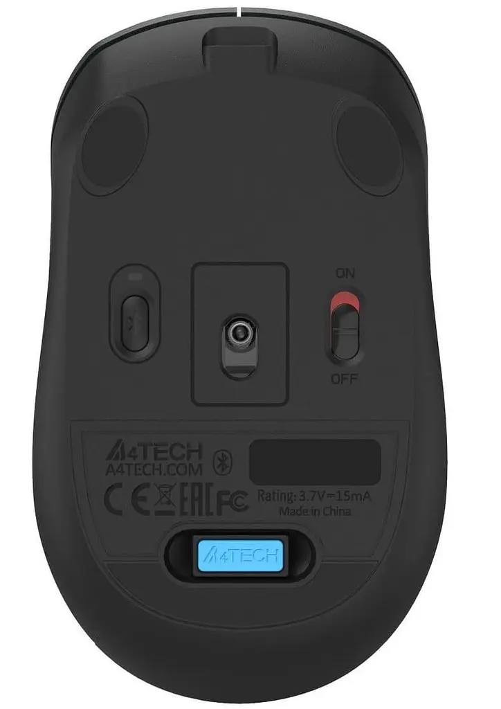 Беспроводная мышь A4Tech FB26CS Air2 Silent BT/WRL Smoky Grey (FB26CS Air2 Smoky Grey) (FB26CS Air2 (Smoky Grey)) - фото 4
