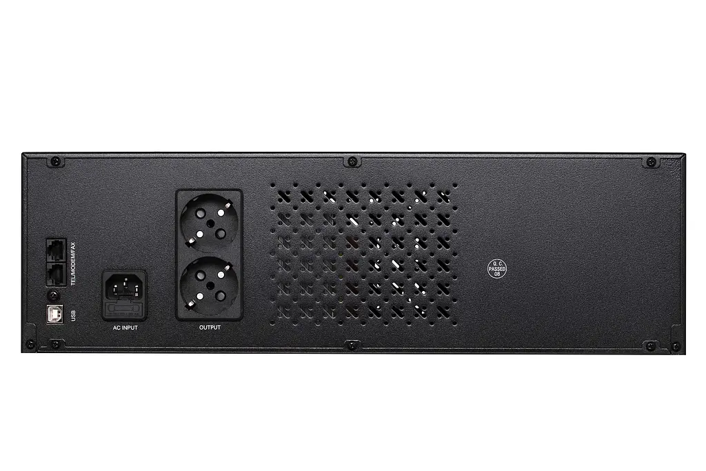2E Джерело безперебійного живлення RE2000, 2000VA/1200W, RM 3U, LCD, USB, 2xSchuko - фото 3