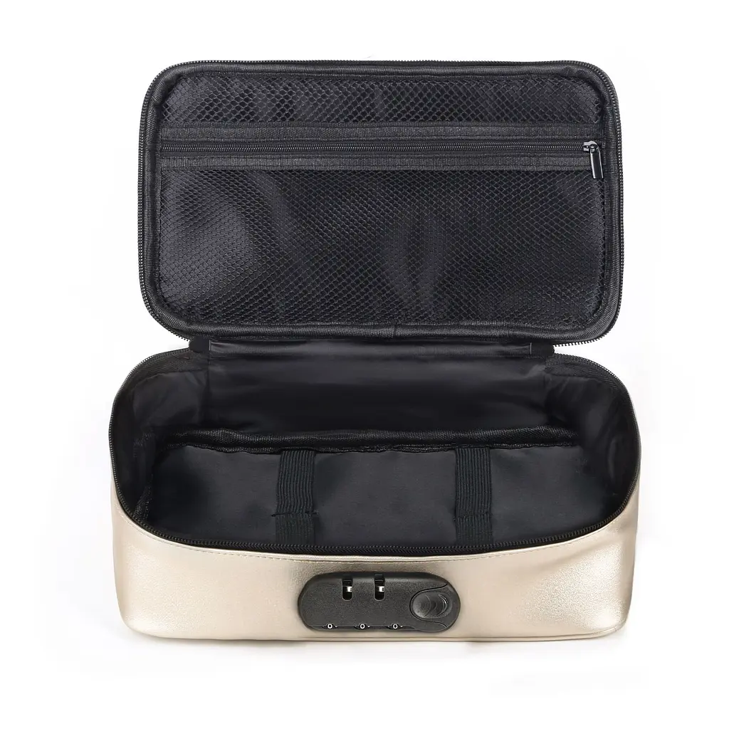 Кейс для іграшок з кодовим замком Dorcel DISCREET BOX LUXURY GOLD - фото 2